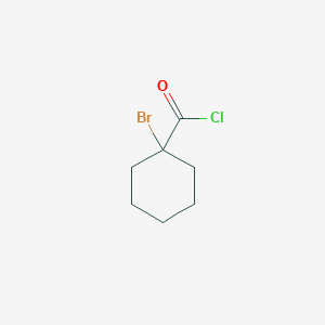 molecular formula C7H10BrClO B3257817 1-溴环己烷甲酰氯 CAS No. 29548-87-6