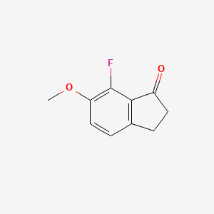 molecular formula C10H9FO2 B3257833 7-Fluoro-6-methoxy-2,3-dihydro-1H-inden-1-one CAS No. 295779-79-2