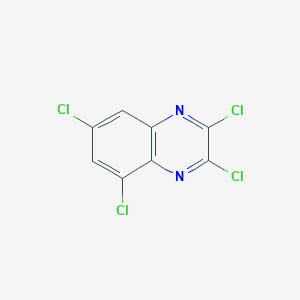 molecular formula C8H2Cl4N2 B3257858 2,3,5,7-四氯喹喔啉 CAS No. 2959-05-9