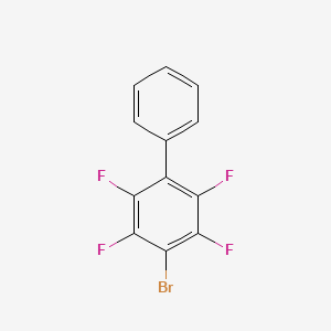 molecular formula C12H5BrF4 B3257899 4-Bromo-2,3,5,6-tetrafluoro-1,1'-biphenyl CAS No. 29680-44-2