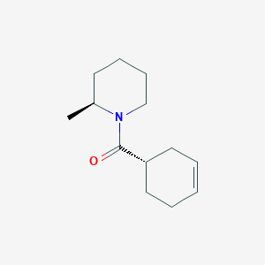 molecular formula C13H21NO B3257948 (2S)-2-Methylpiperidinyl (1S)-3-cyclohexene-1-carboxamide CAS No. 298207-27-9