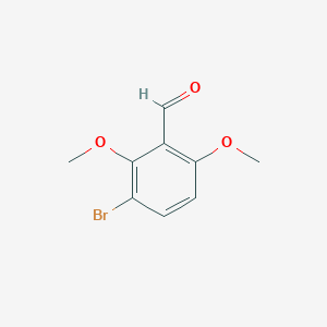 molecular formula C9H9BrO3 B3257972 3-溴-2,6-二甲氧基苯甲醛 CAS No. 29866-51-1
