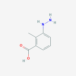 molecular formula C8H10N2O2 B3257993 3-Hydrazino-2-methylbenzoic acid CAS No. 299167-70-7