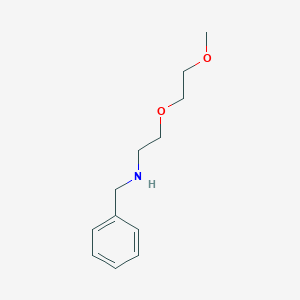 molecular formula C12H19NO2 B3258014 Benzyl[2-(2-methoxyethoxy)ethyl]amine CAS No. 29984-16-5