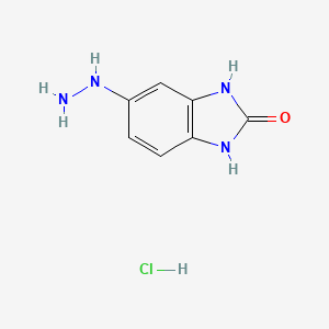 5-hydrazinyl-1,3-dihydro-2H-benzimidazol-2-one hydrochloride