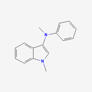 molecular formula C16H16N2 B3258097 N,1-Dimethyl-N-phenyl-1H-indol-3-amine CAS No. 30065-72-6