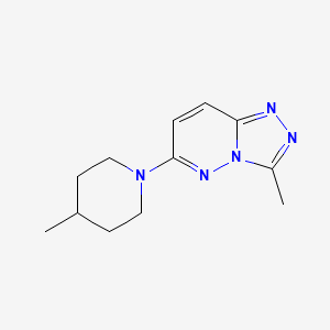 3-Methyl-6-(4-methylpiperidin-1-yl)-[1,2,4]triazolo[4,3-b]pyridazine