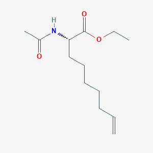 molecular formula C13H23NO3 B3258134 Ethyl (2S)-2-acetamidonon-8-enoate CAS No. 300831-20-3