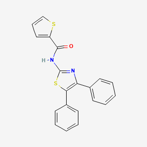 N-(4,5-diphenyl-1,3-thiazol-2-yl)thiophene-2-carboxamide