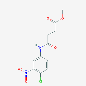 Methyl 4-[(4-chloro-3-nitrophenyl)amino]-4-oxobutanoate