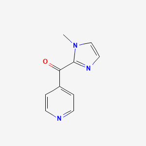 molecular formula C10H9N3O B3258180 4-(1-methyl-1H-imidazole-2-carbonyl)pyridine CAS No. 30148-24-4