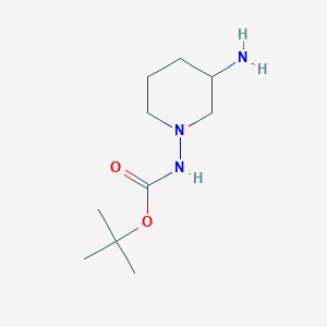 Carbamic acid, (3-amino-1-piperidinyl)-, 1,1-dimethylethyl ester (9CI)