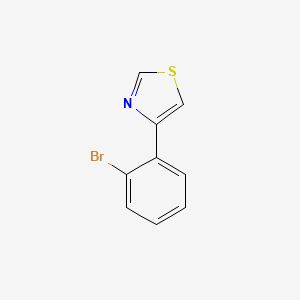 molecular formula C9H6BrNS B3258241 4-(2-溴苯基)-1,3-噻唑 CAS No. 30216-49-0