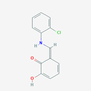 molecular formula C13H10ClNO2 B325829 (6Z)-6-[(2-chloroanilino)methylidene]-2-hydroxycyclohexa-2,4-dien-1-one 