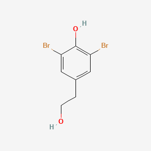molecular formula C8H8Br2O2 B3258308 2,6-Dibromo-4-(2-hydroxyethyl)phenol CAS No. 303009-05-4