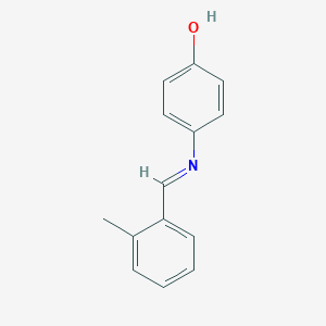 4-[(2-Methylbenzylidene)amino]phenol