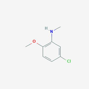 molecular formula C8H10ClNO B3258410 5-氯-2-甲氧基-N-甲基苯胺 CAS No. 30427-11-3