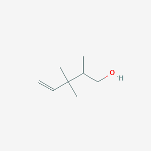 molecular formula C8H16O B3258433 4-Penten-1-ol, 2,3,3-trimethyl- CAS No. 30458-03-8