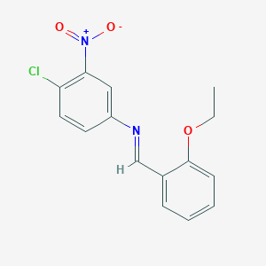 4-chloro-N-(2-ethoxybenzylidene)-3-nitroaniline