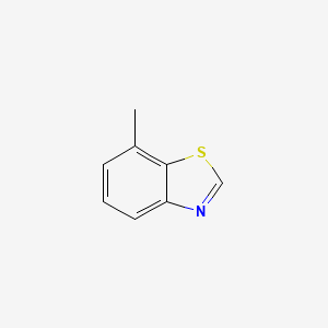 molecular formula C8H7NS B3258459 7-甲基苯并[d]噻唑 CAS No. 3048-47-3