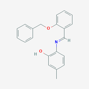 2-{[2-(Benzyloxy)benzylidene]amino}-5-methylphenol