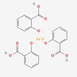 molecular formula C21H15FeO9 B3258485 Ferric salicylate CAS No. 30492-15-0