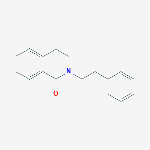 molecular formula C17H17NO B3258514 2-Phenethyl-3,4-dihydroisoquinolin-1(2H)-one CAS No. 30562-55-1