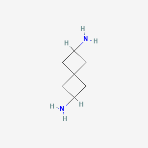 molecular formula C7H14N2 B3258516 Spiro[3.3]heptane-2,6-diamine CAS No. 3057-92-9