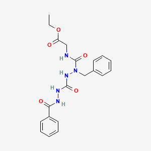 molecular formula C20H23N5O5 B3258584 N-beta(Aminoethyl)-gamma-aminopropylmethylldimethoxysilane CAS No. 3069-72-5