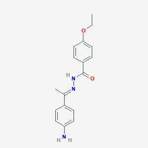 N'-[1-(4-aminophenyl)ethylidene]-4-ethoxybenzohydrazide