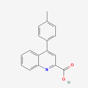 molecular formula C17H13NO2 B3258621 4-(p-Tolyl)quinoline-2-carboxylic acid CAS No. 307300-99-8