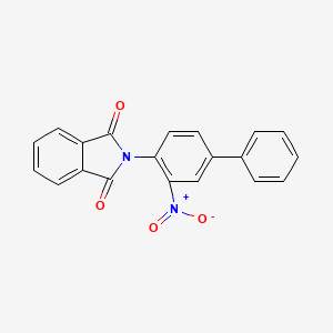 molecular formula C20H12N2O4 B3258629 2-(3-Nitro-[1,1'-biphenyl]-4-yl)isoindoline-1,3-dione CAS No. 307342-08-1