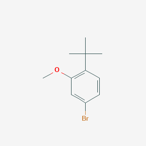 molecular formula C11H15BrO B3258675 4-Bromo-1-tert-butyl-2-methoxybenzene CAS No. 30788-02-4
