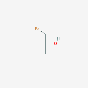 molecular formula C5H9BrO B3258693 1-(Bromomethyl)cyclobutan-1-ol CAS No. 30800-70-5