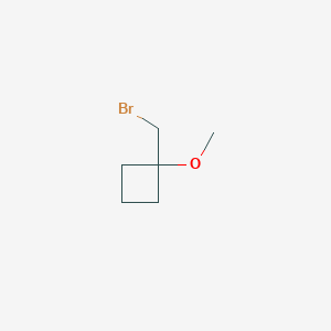 molecular formula C6H11BrO B3258699 1-(Bromomethyl)-1-methoxycyclobutane CAS No. 30800-71-6