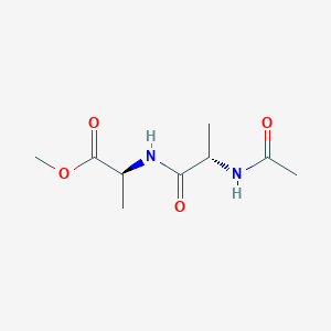 molecular formula C9H16N2O4 B3258700 乙酰丙氨酰丙氨酰-甲酯 CAS No. 30802-26-7