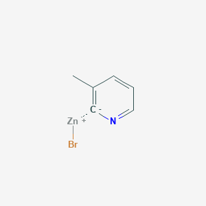 molecular formula C6H6BrNZn B3258763 3-甲基-2-吡啶基溴化锌 CAS No. 308795-91-7