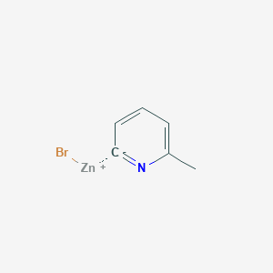 molecular formula C6H6BrNZn B3258776 6-Methyl-2-pyridylzinc bromide CAS No. 308795-98-4