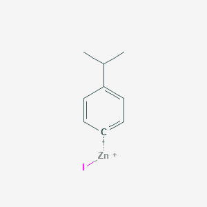 molecular formula C9H11IZn B3258800 4-Iso-propylphenylzinc iodide CAS No. 308796-20-5