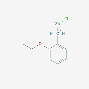 molecular formula C9H11ClOZn B3258813 2-Ethoxybenzylzinc chloride CAS No. 308796-28-3