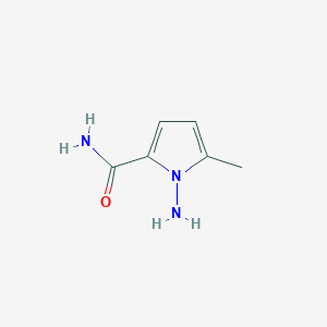 molecular formula C6H9N3O B3258856 1-Amino-5-methyl-1H-pyrrole-2-carboxamide CAS No. 310430-93-4