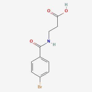 3-[(4-Bromophenyl)formamido]propanoic acid