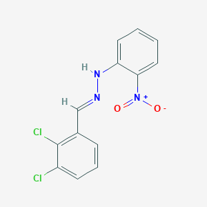 molecular formula C13H9Cl2N3O2 B325888 2,3-Dichlorobenzaldehyde {2-nitrophenyl}hydrazone 