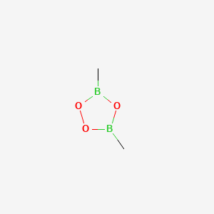molecular formula C2H6B2O3 B3258889 3,5-Dimethyl-1,2,4,3,5-trioxadiborolane CAS No. 31083-12-2