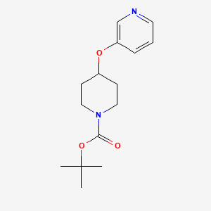 molecular formula C15H22N2O3 B3258901 1-Boc-4-(3-pyridinyloxy)piperidine CAS No. 310881-47-1