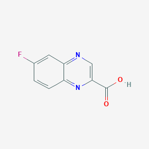 molecular formula C9H5FN2O2 B3258919 6-Fluoroquinoxaline-2-carboxylic acid CAS No. 311346-83-5