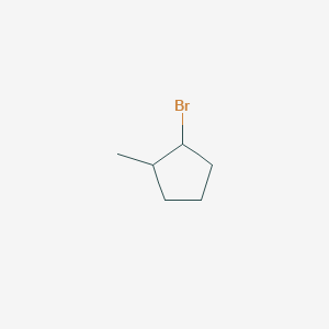 molecular formula C6H11B B3258946 1-Bromo-2-methylcyclopentane CAS No. 31201-11-3