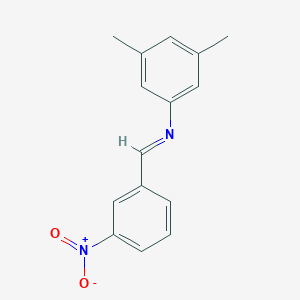 3,5-dimethyl-N-(3-nitrobenzylidene)aniline