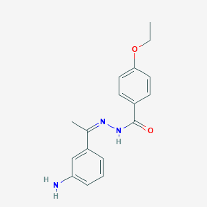 N'-[1-(3-aminophenyl)ethylidene]-4-ethoxybenzohydrazide