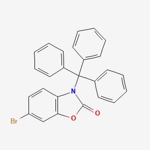 molecular formula C26H18BrNO2 B3258970 6-Bromo-3-trityl-3H-benzooxazol-2-one CAS No. 312537-44-3